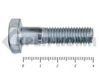 Болты DIN 931, с неполной резьбой, цинк, 10х 40 мм пр.8.8 (25 кг/698)