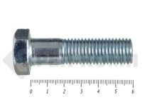 Болты DIN 931, с неполной резьбой, цинк, 16х 60 мм пр.8.8 (25 кг/193)
