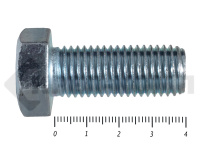 Болты DIN 931, с неполной резьбой, цинк, 16х 40 мм пр.8.8 (25 кг/255)