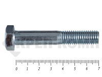 Болты DIN 931, с неполной резьбой, цинк, 12х 70 мм пр.8.8 (25 кг/319)