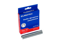 Скобы "EUROTEX" фигурные для круглого кабеля диаметром до 6,5 мм закаленные ТИП 14 (100)
