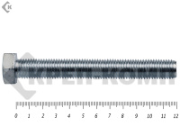 Болт полная резьба, цинк DIN933 16х120 пр.8,8 (25кг/128)