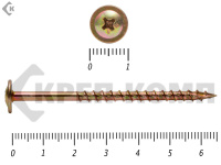 Саморезы с прессшайбой по дереву HIMTEX, Wood-Plate 4.0х65 мм (25шт)