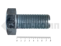 Болты DIN 931, с неполной резьбой, цинк, 36х 80 мм, пр.8.8 (25 кг/23)