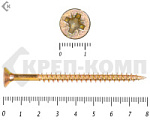 Саморез желтый цинк POZY 6х 80 Фасовка (100шт) – фото