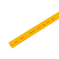Трубка термоусадочная усадка 2:1 (15) 1м желтая REXANT (шт)