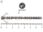 Саморезы для террас из нерж. стали А4 с двойной резьбой Rusconnect 5х70 мм (100 шт) – фото