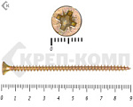 Саморез желтый цинк POZY 5х 90 (10шт) – фото
