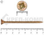 Саморез желтый цинк POZY 5х 70 Фасовка (200шт) – фото