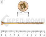 Саморез желтый цинк POZY 5х100 Фасовка (100шт) – фото
