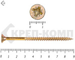Саморез желтый цинк POZY 6х 90 Фасовка (100шт) – фото