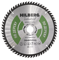 Диск пильный по дереву 250*30*64Т Hilberg Industrial (1 шт.)