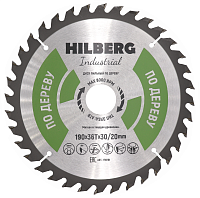 Диск пильный по дереву 190*30/20*36Т Hilberg Industrial (1 шт)